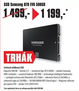 COMFOR SSD Samsung 870 EVO 500GB nabídka