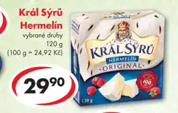 CBA Král Sýrů Hermelín nabídka