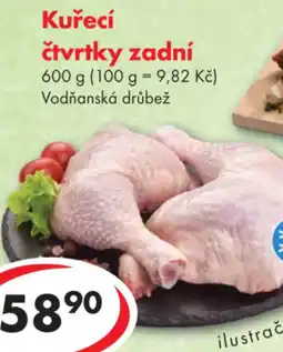 CBA Kuřecí čtvrtky zadní nabídka