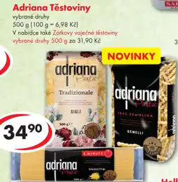 CBA Adriana Těstoviny nabídka