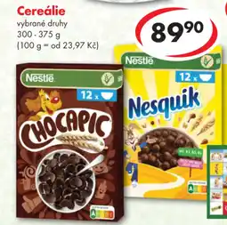 CBA Cereálie nabídka