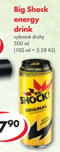 CBA Big Shock energy drink nabídka