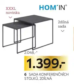 XXXLutz SADA KONFERENČNÍCH STOLKŮ, 2DÍLNÁ nabídka