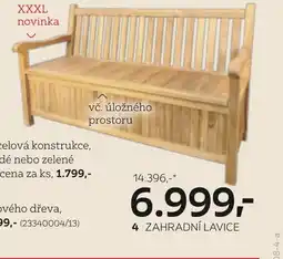 XXXLutz ZAHRADNÍ LAVICE nabídka
