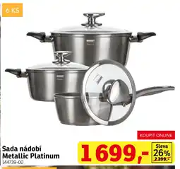 Asko Sada nádobí Metallic Platinum nabídka