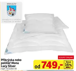 Asko Přikrývka nebo polštář Mona Lucy Silver nabídka