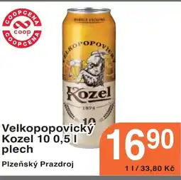 Coop hb Velkopopovický Kozel 10 0,5L nabídka