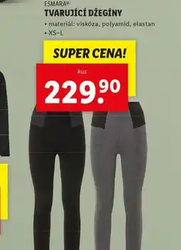 Lidl Tvarující džegíny nabídka