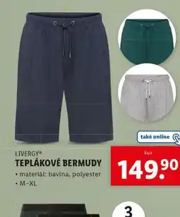 Lidl Teplákové bermudy nabídka