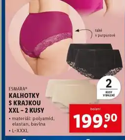 Lidl Kalhotky s krajkou nabídka