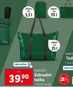 Lidl Zahradní taška nabídka