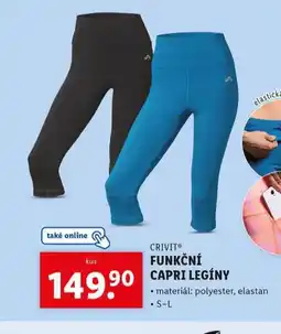 Lidl Funkční capri legíny nabídka