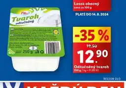 Lidl Odtučněný tvaroh nabídka