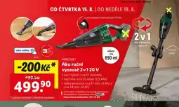 Lidl Aku ruční vysavač nabídka