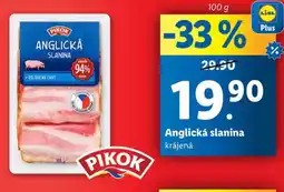 Lidl Anglická slanina nabídka