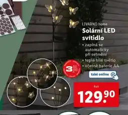 Lidl Solární led svítidlo nabídka