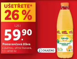 Lidl Pomerančová šťáva nabídka