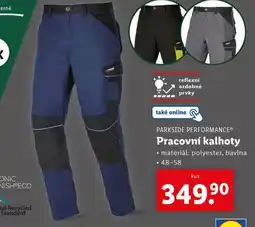 Lidl Pracovní kalhoty nabídka