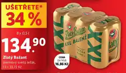 Lidl Pivo zlatý bažant nabídka