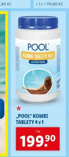 Lidl Pool kombi tablety nabídka