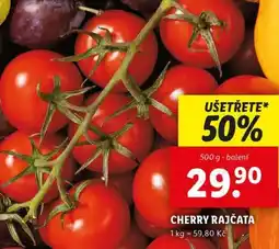 Lidl Cherry rajčata nabídka