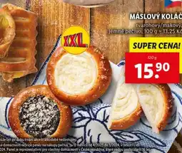 Lidl Máslový koláč nabídka