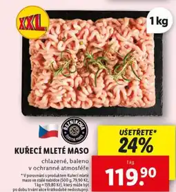 Lidl Kuřecí mleté maso nabídka