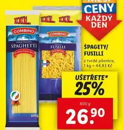 Lidl Špagety nabídka