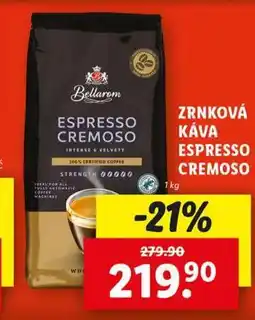 Lidl Zrnková káva nabídka