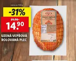 Lidl Uzená vepřová rolovaná plec nabídka
