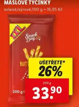 Lidl Máslové tyčinky nabídka
