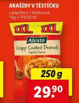 Lidl Arašídy v těstíčku nabídka