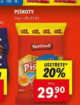 Lidl Piškoty nabídka
