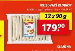 Lidl Grilovací klobásy nabídka