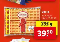 Lidl Vafle nabídka