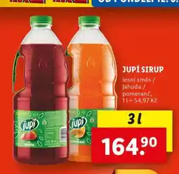 Lidl Jupí sirup nabídka