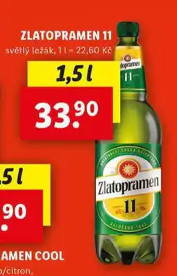 Lidl Pivo zlatopramen nabídka