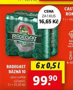 Lidl Pivo radegast nabídka