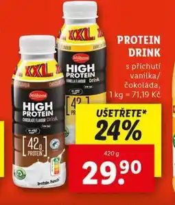 Lidl Protein drink nabídka