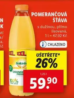 Lidl Pomerančová šťáva nabídka