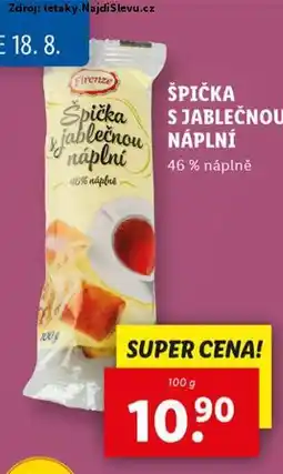 Lidl Špička s jablečnou náplní nabídka