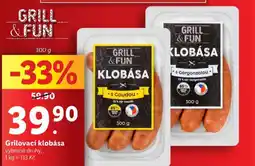 Lidl Grilovací klobása nabídka
