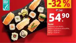 Lidl Sushi nabídka