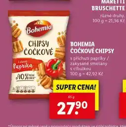 Lidl Bohemia čočkové chipsy nabídka