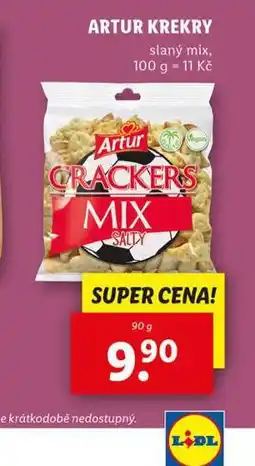 Lidl Artur krekry nabídka