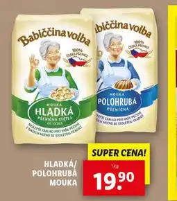 Lidl Hladká / polohrubá mouka nabídka