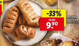 Lidl Hot dog taštička nabídka