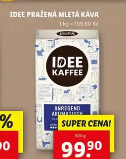Lidl Idee pražená mletá káva nabídka