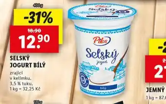 Lidl Selský jogurt bílý nabídka