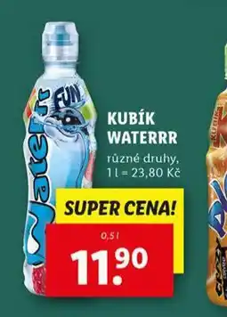 Lidl Kubík waterrr nabídka
